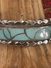 Feine Zuni Türkis Inlay