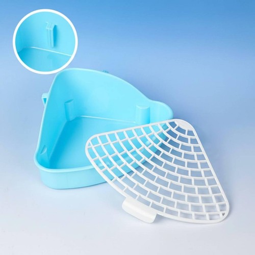 Dreieckige kaninchentoilette - dreieckige,