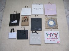 11 x Taschen Tüte Verpackung Papiertüten Einkaufstaschen H&M BOSS usw.