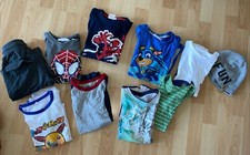 Kinderkleiderpaket/konvolut/122/128/spiderman/döll/mütze/shirt/paw Patrol