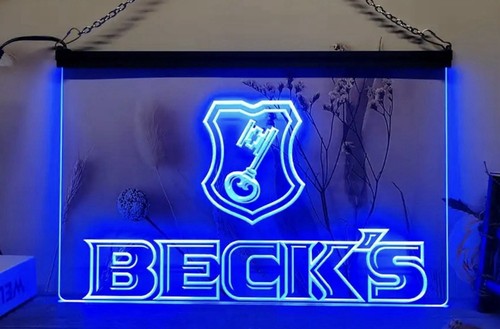 Becks neonlicht leuchtreklame - becks,