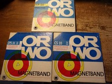 3 alte Tonbänder von