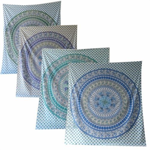 Elefanten pfau mandala - ,