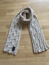 Codello Premium WollSchal mit Zopfmuster in trendigem Beige