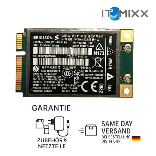 Ericsson f5521gw umts - ericsson,