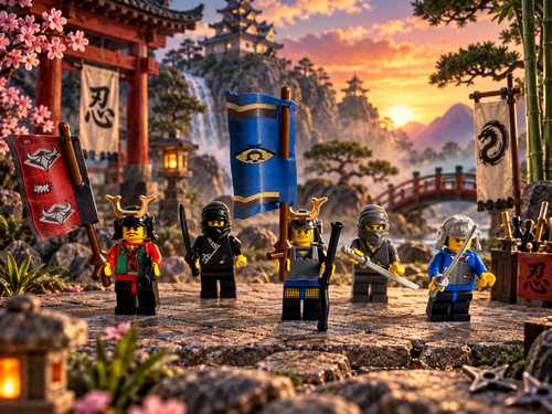 Dachbodenfund lego samurai - lego,