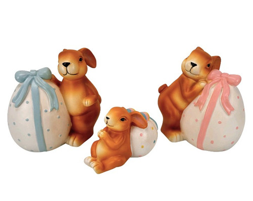 3er set deko - figuren, mit