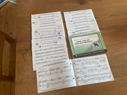 Noten franz fahr net nach - noten:,