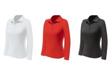 NATH Damen Langarm Poloshirt