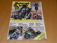 Motorradfahrer 5/2017, KTM 1290 Super ADV R, HD Roadster 1200, Kawa Z 1000 SX