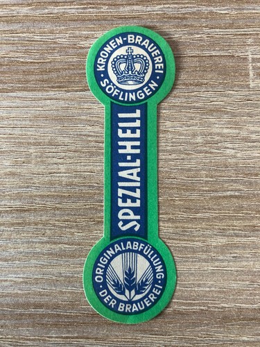 Bieretikett kronenbrauerei - bieretikett,