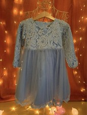 Kleid Taufe Blumenmädchen Festlich Babykleid