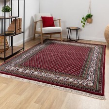 Steffensmeier Orientteppich Mir Royal - Handgeknüpft - Fransen - oriental - Rot