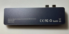 dodocool DC73GY, 8-in-2 USB-C-Hub für MacBook Pro/Air - Adapter