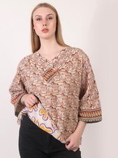 Damen Oversize V-Ausschnitt