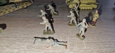 Soldaten+ Feldmarschall Wüstenfuchs Rommel Afrika Korps gut bemalt 1:72 Konvolut