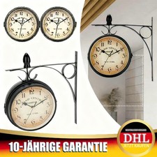 Wanduhr doppelseitig Retro