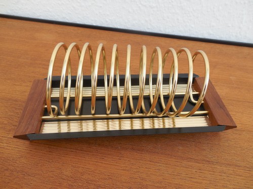 Mid century teak briefhalter - mid,