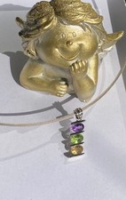  Schmuck Pierre Lang  Anhänger silber mehrfarbig Luxus Edel es glitzert wie Neu 