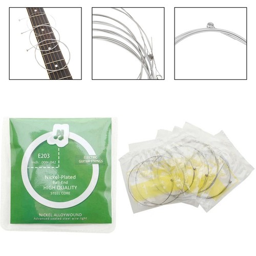 Gitarrensaiten 6er set e203 - e-gitarrensaiten,