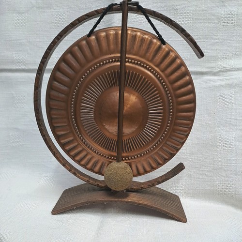 Vintage tischgong verkupfert - tischgong,