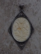 Schöner toller großer Art Deco Vintage Anhänger 7,7 x 5 cm 14,92 g