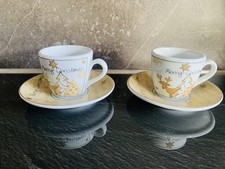 Arzberg TRIC Reindeer Rentier , 2 x Espressotasse mit Untertasse