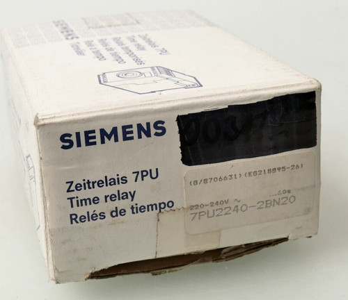 Siemens zeitrelais 7pu - siemens,
