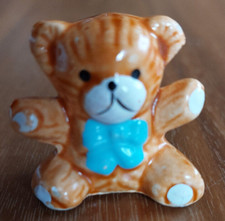 3 Figuren : Teddy / Bär / Bären Miniatur