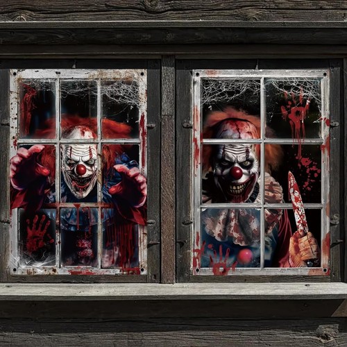 Halloween fensterbilder clown - halloween,