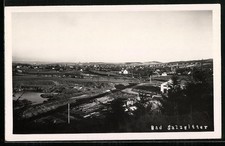 Foto-AK Bad Salzgitter, Ortsansicht aus der Vogelschau 