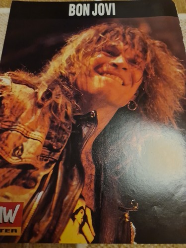 Vintage jon bon jovi kiss - /,