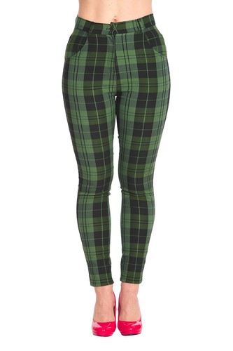 Grün schottenkaro karo skinny - karo,