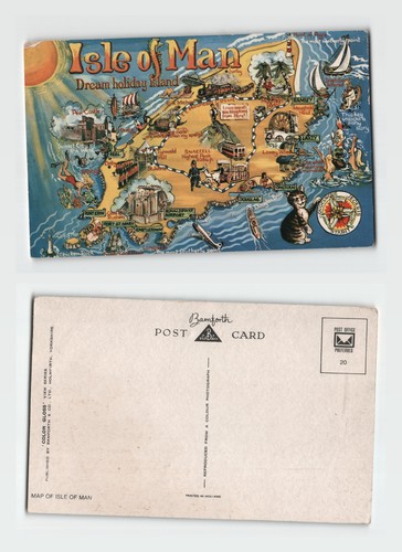 Postkarte isle of - -,