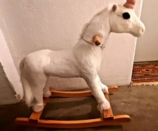 "Magisches" Holz/Plüsch Schaukeleinhorn für Kleinkinder. Bereit für die 2. Runde