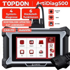 ANCEL DS100 Profi KFZ OBD2 Diagnosegerät Scanner 7Services Deutsch 4System CANFD