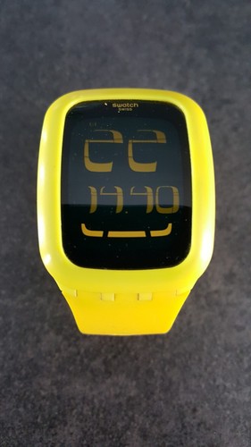 Swatch touch herrenuhr gelb - herrenuhr, gelb.