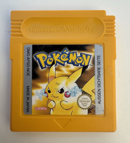 Pokemon gelbe edition gameboy - edition,