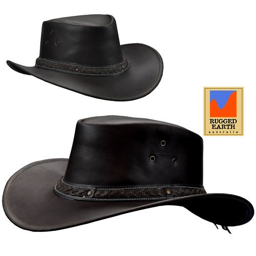 Lederhut australien style - , australien-style