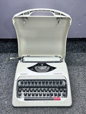 Vintage Olympia Portable Traveller C manuelle Schreibmaschine Hartschalenkoffer