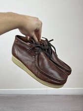 Clarks Wallabees Braun Leder