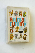 Kartenspiel animal rummi, whitman-Gin, Vintage , amerikanisches Kartenspiel