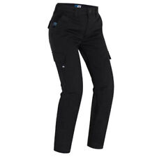 PMJ LADY ELECTRA SCHWARZ AARATED EINLAGIG SLIM FIT CHINO CARGO MOTORRAD JEANS