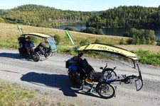 2 Liegedreiräder Adventure von ICE aus England, 8 Monate alt Liegerad Trike