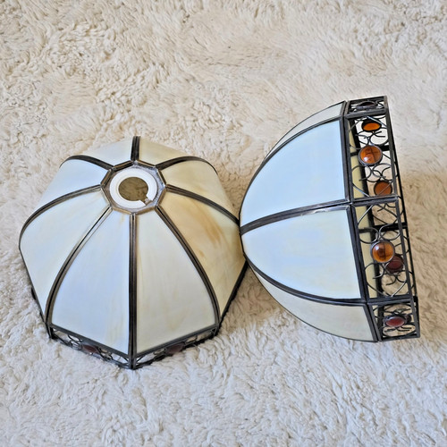 Paar vintage tiffany stil - paar,