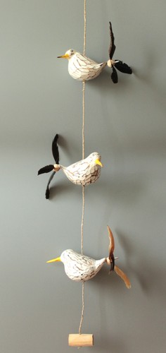 Windspiel mit möwen aus - windspiel,