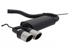 Novus Endschalldämpfer 2x76mm MS-Design Stahl für Audi A3-8P +ABE