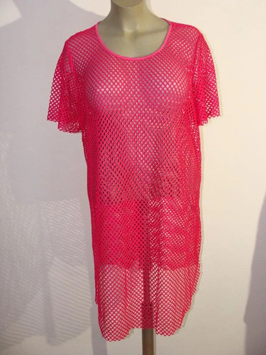 Netzkleid longshirt frechem - netzkleid,