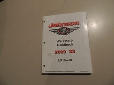 1999 2000 Werkstatthandbuch Johnson Außenborder 9,9 15 25 30 PS 2-Zyl.