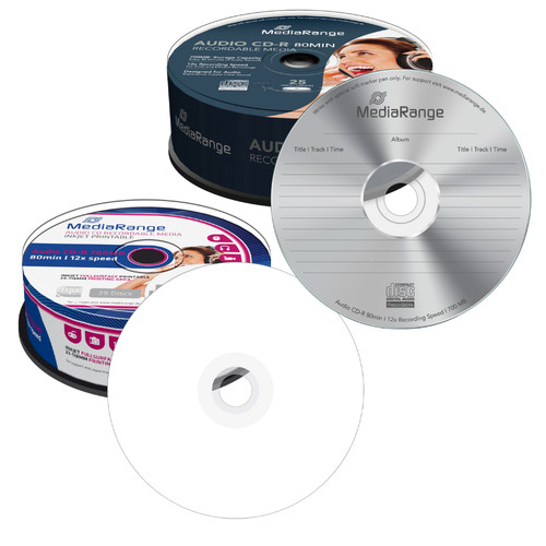 100 mediarange audio - audio, cd-r